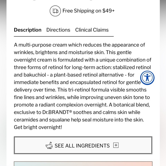 Dr. Brandt TRIPLE ACTIVE RETINOL Authentic 1 oz/30 g NIB Retail $75 - Picture 11 of 15